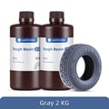 Miniatyrbillede 2 af 2: 3D Printer Resin, Fleksibel og Høj Styrke, UV Resin Kompatibilitet,Grå  2KG