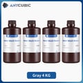 Miniatyrbillede 2 af 2: ANYCUBIC Vandvaskbar Harpiks, Klar 2 KG, Kompatibel med LCD-printere,Grå 4 kg