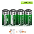 Miniatyrbillede 2 af 2: Genopladeligt batteri, 6000 mWh kapacitet, hurtig opladningstid,4PCS C Størrelse