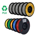 Pikkukuva 2 / 2: 3D-tulostimen filamentti, 10 kg kela, 1,75 mm halkaisija, PLA 5Harmaa 5Sekoitus