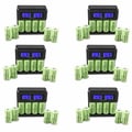Pikkukuva 2 / 2: Ladattava akku, 3.7V, 2800mAh, 48xAkku 24Laturi, 3.7V-a