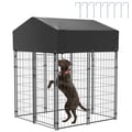 Miniatyrbillede 2 af 2: Hundehus, Vejrbestandigt Design, Sikker Adgang,XL-47x50x65in