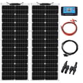 Miniatyrbillede 2 af 2: Solpanel, Bærbar, Høj Effektivitet,12V 100W Solarkit