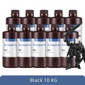 Pikkukuva 2 / 2: UV-hartsi, erittäin tarkka tulostus, UV-herkkä neste, 10 kg standardimusta