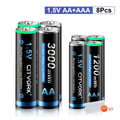 Miniatyrbild 2 av 2: Uppladdningsbart Batteri, LCD Smart Laddare, Multi-Batteri Kompatibilitet,VIT