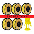 Miniatyrbillede 2 af 2: 3D Print Filament, PLA Material, 1,75 mm Diameter,5 KG PLA Gul