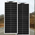 Miniatyrbillede 2 af 2: Solpanel Kit, Høj Effektivitet, Fleksibelt Design,200W solpanel