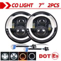 Miniatyrbillede 2 af 2: LED-forlygter, Vandtætte, Holdbar Konstruktion,2PC J003T