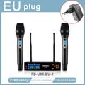 Miniatyrbillede 2 af 2: Trådløst Mikrofon System, Dual UHF Kanaler, Kardiode Design,EU STIK