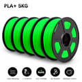 Miniatyrbillede 2 af 2: 3D-printer filament, PLA-material, høj sejhed,PLA Plus Grøn
