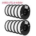 Miniatyrbillede 2 af 2: 3D Printer Filament Bundle, 10KG Mix Farve PETG, 1,75mm Diameter,10 KG PLA Hvid