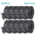 Miniatyrbillede 2 af 2: 3D-printer filament, højhastighedsudskrivning, anti-strengning funktioner,PLA MATTE Grå