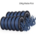 Miniatyrbillede 2 af 2: 10 kg mat PLA filament, 1,75 mm diameter, vakuumforseglet, flere farvemuligheder,Blå