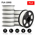 Miniatyrbillede 2 af 2: 3D-printer filament, høj kompatibilitet, miljøvenlige materialer,PLA Hvid