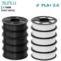 Pikkukuva 2 / 2: PLA Plus 3D-tulostimen filamentti, 1,75 mm halkaisija, 1 kg nettopaino, PLAplus 2.0 5BK 5WT