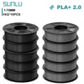 Miniatyrbillede 2 af 2: PLA Plus 3D-printer filament, 1,75 mm diameter, 1 kg nettovægt,PLAplus 2.0 5BK 5GY