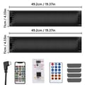 Miniatyrbillede 2 af 2: LED Display Panel, Fleksibel Installation, Tilpasselige Funktioner,2PCS 49,2cm