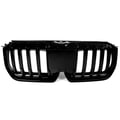 Miniatyrbild 2 av 2: Front Bumper Grill Mesh, Enkel Linje Design, Förbättrat Luftflöde, svart