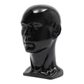 Miniatyrbillede 2 af 2: Mannequin Hoved, 50 cm Hovedomkreds, Moderne Stil, PVC Materiale,Glansende Sort