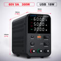Miniatyrbillede 2 af 2: DC Strømforsyning, 120V 3A,WPS605H 60V 5A