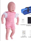 Pikkukuva 2 / 2: Vauvojen elvytyskoulutuksen mannikki, elävän näköinen muotoilu, PVC-materiaali, 2,76 lbs,VauvaInfarktimalli