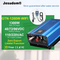Pikkukuva 2 / 2: Verkkoon Liitettävä Invertteri, Tehokas Tehon Muunto, Monipuolinen Yhteensopivuus,180-260V, WIFI Rajoitin, 1KW36V