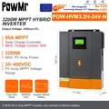 Pikkukuva 2 / 2: Hybridi aurinkoinvertteri, 2KVA lähtö, 80A MPPT lataussäädin, 3,2KVA 24V, 220-240V, Ei WIFIä