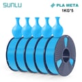 Miniatyrbillede 2 af 2: 3D Printfilament, 1KG Rulle, Høj Præcision,META Himmelblå