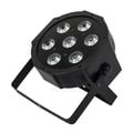 Miniatyrbild 2 av 2: Scenljus, DMX Scenljus, 249-2000 Lumen, 100-240V Spänning,8st 7X12W, EU-plugg