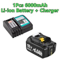 Pikkukuva 2 / 2: BL1830-vaihtoakku, 6000 mAh kapasiteetti, 18 V jännite, 1 6,0 Ah 4 A laturi