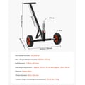 Pikkukuva 2 / 2: Tongue Trailer Dolly, 600 lbs kapasiteetti, 10 tuuman renkaat,600 paunaa