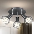 Miniatyrbild 2 av 2: LED Takspotlight, Svängbar 350°, Självständig,svart, NE glödlampa