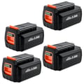 Pikkukuva 2 / 2: Black & Decker 40V Akku, 3500mAh Kapasiteetti, Litium-Ioni Teknologia, 4 LEPPOKÄÄRMEET