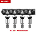 Miniatyrbild 2 av 2: TPMS-sensor, programmerbar universal, bred fordonskompatibilitet, 4 aluminium