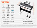 Miniatyrbild 2 av 2: Digitalt Keyboard Piano, 61 Tangenter, 200 Toner och Rytmer,Med stativ