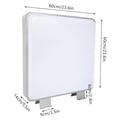 Miniatyrbillede 2 af 2: LED Reklame Lysboks, Dobbelt-Sidet Display, Vandtæt Design,16W, HVID
