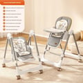 Miniatyrbillede 2 af 2: Babystol, justerbar højde, dual funktionalitet,2i1 Grå