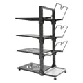 Miniatyrbillede 2 af 2: Pot Organizer, 4-lags design, justerbar højde,GRÅ
