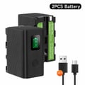 Pikkukuva 2 / 2: Kameran akku, 6000 mAh kapasiteetti, Type-C-tulo, ladattava, 2 kpl akku