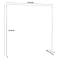 Miniatyrbillede 2 af 2: Backdrop Stativ, Justerbar Højde, Robust Metal Konstruktion,XL, 2 2m