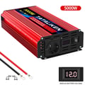 Pikkukuva 2 / 2: Invertteri, kannettava tehonmuunnin, eurooppalainen pistorasiayhteensopivuus, 12V5000W220V-LED