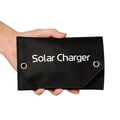Miniatyrbillede 2 af 2: Solpanel, Bærbar, Vandtæt,12W Sort
