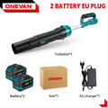 Miniatyrbillede 2 af 2: Turbo Blæser, Høj Effektudgang, Børsteløs Motorteknologi,2Batteri 1EU Stik