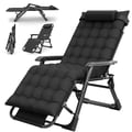 Miniatyrbild 2 av 2: Recliner, Avtagbar Kudde, Fällbar Design,svart