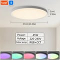 Miniatyrbild 2 av 2: LED Taklampa, Smart Kontroll, Anpassningsbar RGB Belysning, 45W