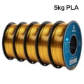 Miniatyrbillede 2 af 2: 3D-printer filament, 1,75 mm diameter, miljøvenligt PLA-materiale,Gylden