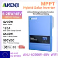 Miniatyrbild 2 av 2: Solomvandlare, MPPT-teknik, Kompakt design,ANJ-6200W-48V-WIFI