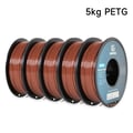 Miniatyrbillede 2 af 2: 3D-printfilament, 1,75 mm diameter, PETG-material,Brun
