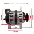 Miniatyrbillede 2 af 2: Generator, Høj Effektudgang, Børsteløs Teknologi,220V, 2000W