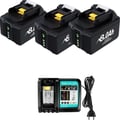 Miniatyrbillede 2 af 2: Erstatningsbatteri, 8000mAh kapacitet, 18V kompatibilitet,3X8.0Ah1XLader
